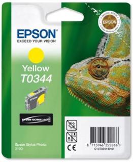 Epson T0344 Yellow Ink Cartridge (Chameleon) Photo