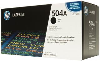HP 504A Laser Toner Cartridge - Black (CE250A) Photo