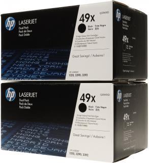 HP 49X 2-pack High Yield Laser Toner Cartridge -Black (Q5949XD) Photo