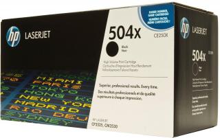 HP 504X High Yield Laser Toner Cartridge -Black (CE250X) Photo