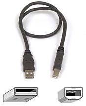 Unbranded USB Type A To USB Type B Printer Cable - 1.8m Photo