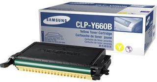 Samsung CLP-Y660B Yellow Laser Toner Cartridge Photo