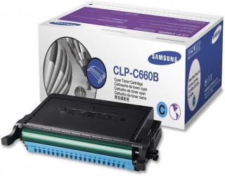 Samsung CLP-C660B Cyan Laser Toner Cartridge (ST886A) Photo