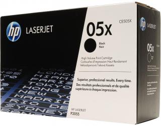 HP 05X High Yield Laser Toner Cartridge -Black (CE505X) Photo