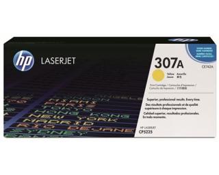 HP 307A Laser Toner Cartridge -Yellow (CE742A) Photo
