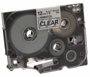 Brother TZ131 Black on Clear Labeling Tape Photo