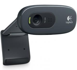 Logitech C270 HD Webcam - Black Photo