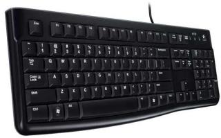 Logitech K120 Wired Keyboard - Black Photo