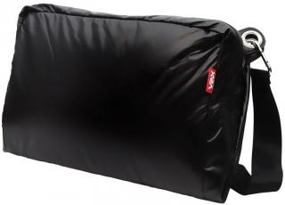 VAX Barcelona Ramblas Umbrella Fabric/Nylon Messenger Saddlebag - Black Photo