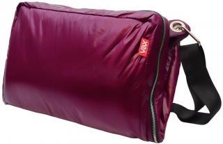 VAX Barcelona Ramblas Messenger Saddlebag - Violet Photo