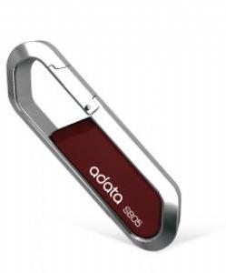 Adata Choice S805 16GB Flash Drive - Silver & Red Photo
