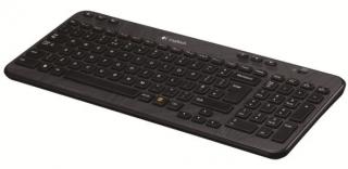 Logitech K360 Wireless Multimedia Keyboard - Charcoal Photo