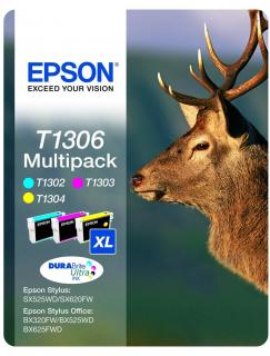 Epson T1306 Multipack Inkjet Cartridge (Stag) Photo