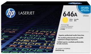 HP 646A Laser Toner Cartridge -Yellow (CF032A) Photo