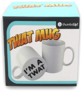 thumbsUp! Surprise Mug I'm A Twat Photo