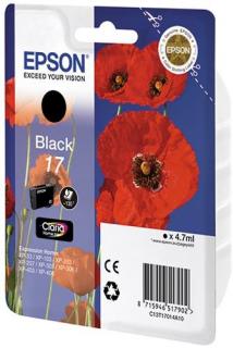Epson T1701 Black Ink Cartridge (Poppy) Photo
