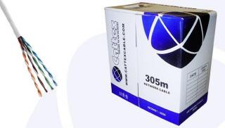 Cattex Cat5e CCA 305m Cable - Grey - Box Photo