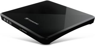 Transcend Extra Slim Portable DVD Writer - Black (TS8XDVDS) Photo