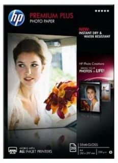 HP A4 Premium Plus Semi-gloss Photo Paper - 20 Sheets Photo