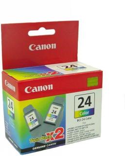 Canon BCI-24C 2 x Color Ink Cartridges Photo