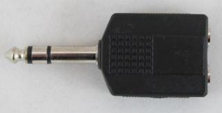 Cyberdyne Male 6.5mm Stereo Jack To Female 6.5mm Stereo Jack Converter Photo