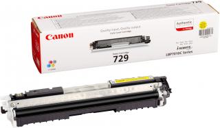 Canon 729Y Laser Toner Cartridge - Yellow Photo