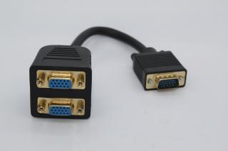 Cyberdyne Male VGA To 2x Female VGA Cable Photo