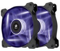 Corsair Air Series SP120 LED Purple High Static Pressure 120mm Chassis Fan Twin Pack Photo