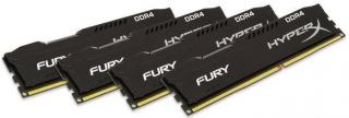 Kingston HyperX Fury 4 x 4GB 2133MHz DDR4 Desktop Memory Kit (HX421C14FBK4/16) Photo