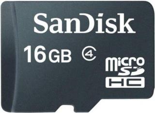 Sandisk 16GB microSDHC Class 4 Memory Card Photo