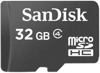Sandisk 32GB microSDHC Class 4 Memory Card Photo
