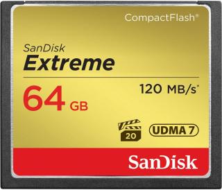 Sandisk Extreme 64GB CompactFlash 800x Memory Card Photo