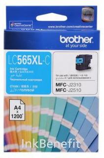 Brother LC565XLC High Yield Cyan Ink Cartridge Photo
