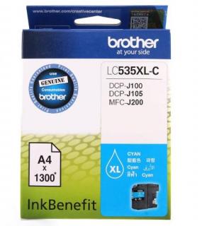 Brother LC535XLC High Yield Cyan Ink Cartridge Photo
