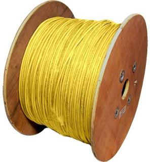 Cattex CAT5e 500m Solid UTP Cable - Yellow - Drum Photo