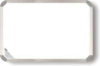 Parrot Slimline 900 x 600mm Non-Magnetic Whiteboard - Retail Pack (BD1525A) Photo