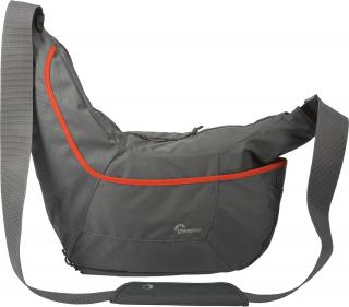 Lowepro Passport Sling III Shoulder Bag For DSLR or Compact Camera - Grey Orange Photo