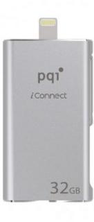 PQI iConnect Series 32GB OTG Flash Drive - Silver Photo