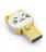 PQI Connect 303 Lucky Cat 16GB OTG Flash Drive - Gold Photo
