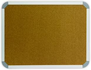 Parrot 900 x 600mm  Aluminium Frame Felt Info Board - Cork Photo