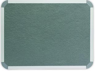 Parrot 900 x 600mm  Aluminium Frame Felt Info Board - Grey Photo