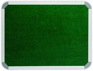 Parrot 900 x 900mm  Aluminium Frame Felt Info Board - Green Photo