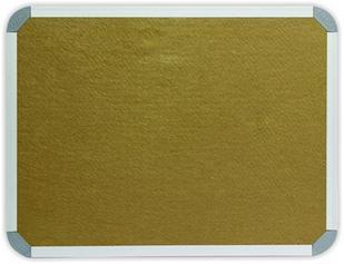 Parrot 1200 x 900mm  Aluminium Frame Felt Info Board - Beige Photo
