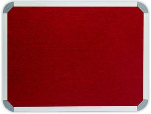 Parrot 1000 x 1000mm  Aluminium Frame Felt Info Board - Burgandy Photo