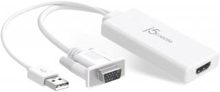 J5 Create JDA214 VGA to HDMI Video Audio Adapter Photo