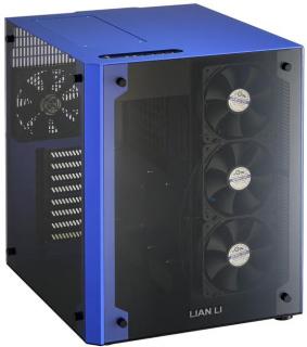 LIAN LI PC-O8 Windowed Mid Tower Chassis - Blue Photo