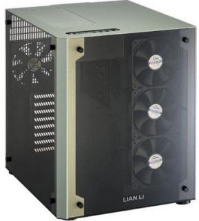 LIAN LI PC-O8 Windowed Mid Tower Chassis - Green Photo