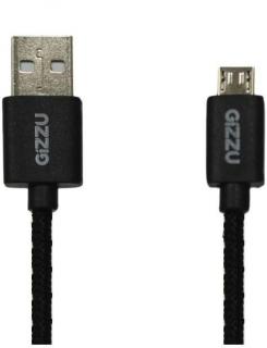 Gizzu USB To Micro-USB 2m Charge & Sync Cable - Black (GCMUB2M) Photo