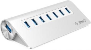 Orico M3H7-V1 7-Port USB 3.0 Aluminum Hub with Power Adapter Photo