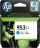 HP 953XL High Yield Cyan Original Ink Cartridge Photo